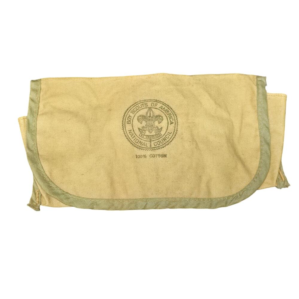 Vintage Boy Scouts of America Fire Starter Kit Tie Belted Pouch Nostalgic Bag